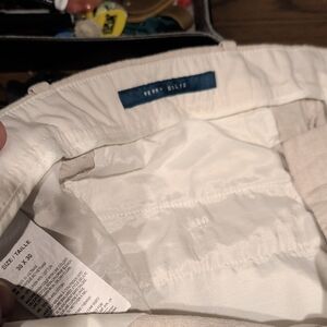 Perry Ellis Men's Off-White Chinos